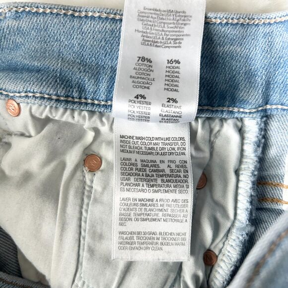 Mother The Insider Crop Step Fray Straight Jean in Limited Edition Size 26 - Picture 9 of 9